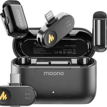 MAONO WAVE T1 MINI PBC2  TYPE-C & LIGHTNING RECEIVER  MICROPHONE