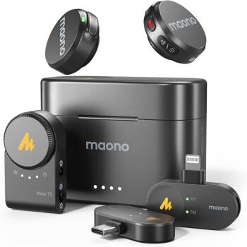 MAONO Wave T5 PA3 Wireless Microphone – Type-C