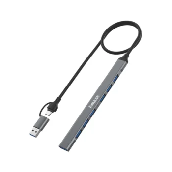 Amaze USB + TYPE C 7-PORT USB 3.0 HUB | A307